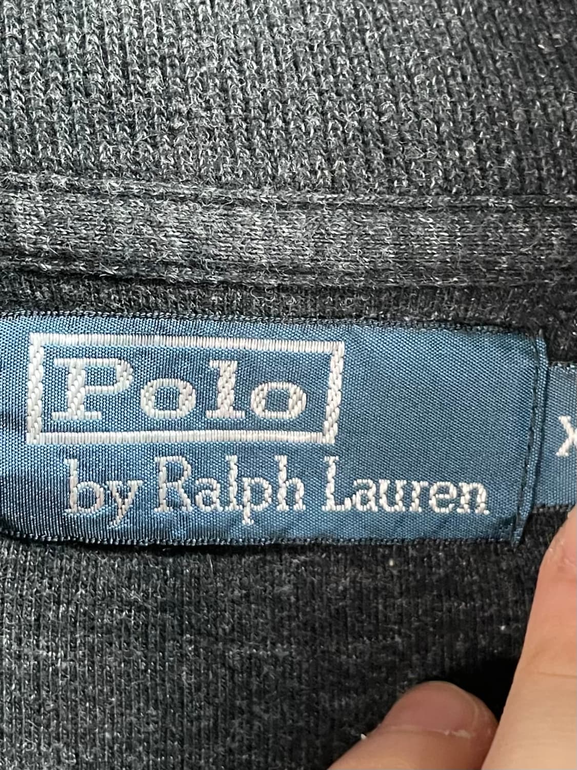 폴로 랄프로렌 다크네이비 숄카라 맨투맨(on.573) 상품이미지4