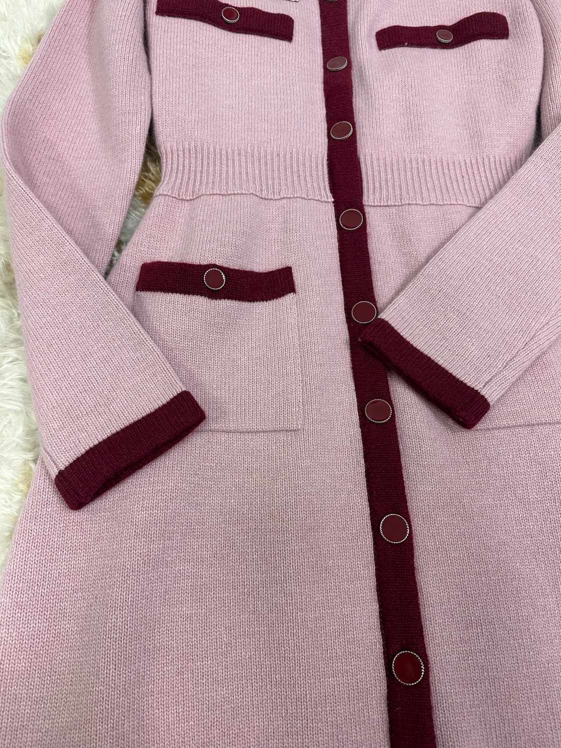 (1)시에 루나포인트 울캐시미어 니트 원피스 새상품 상품이미지4