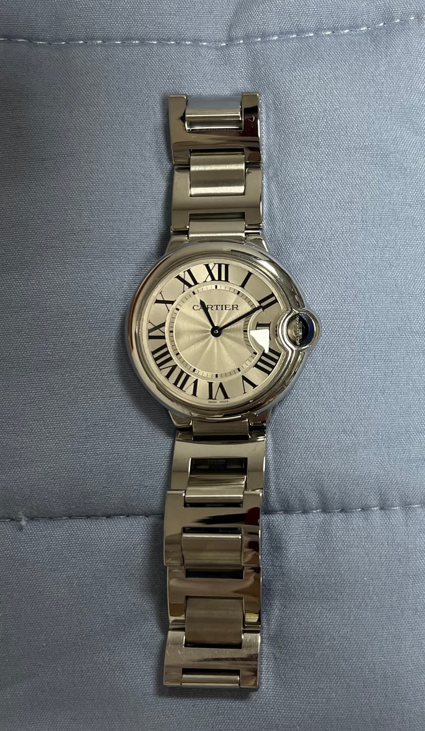 정품 까르띠에 발롱블루 36 쿼츠 상태 (A+급) 상품이미지3