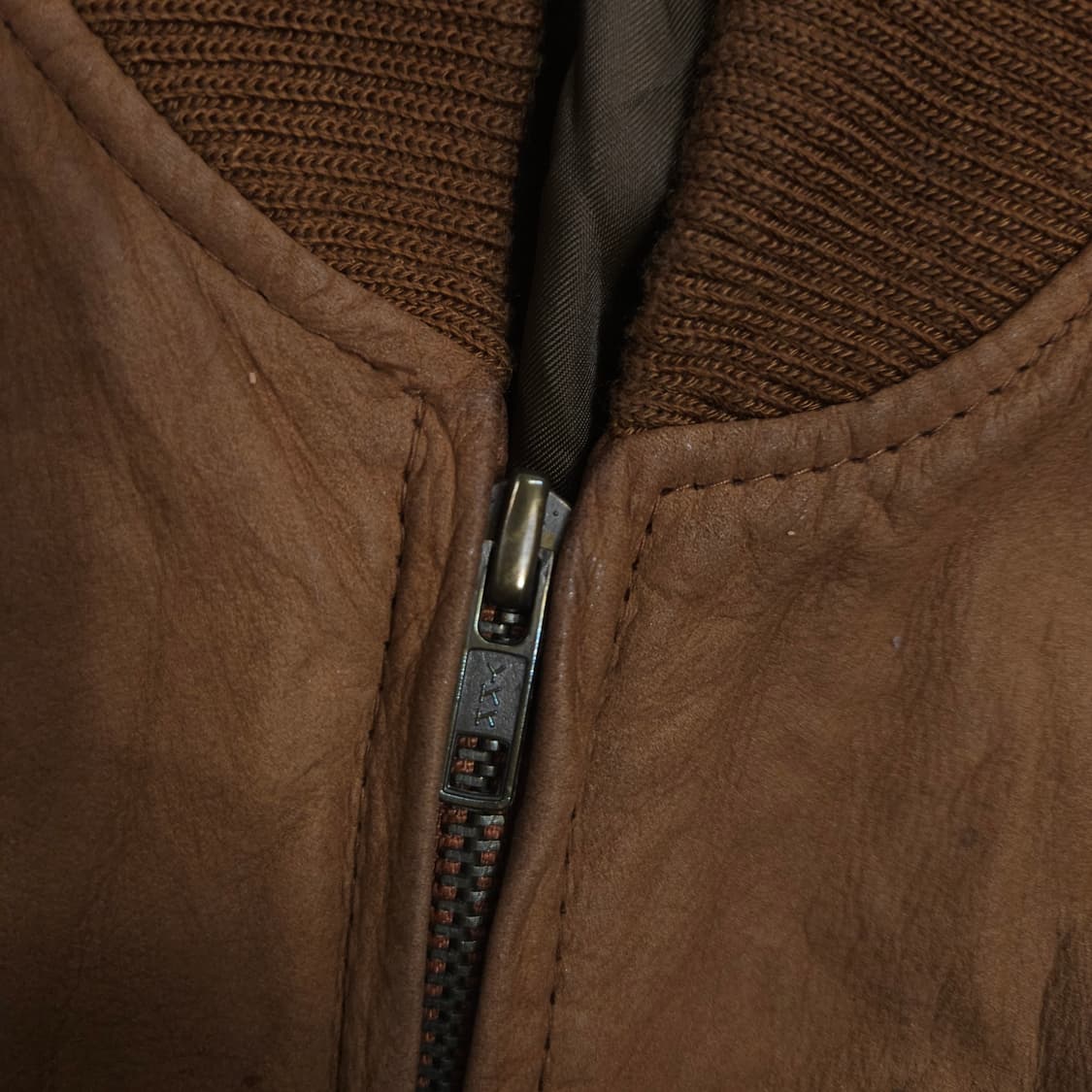 빈티지 양가죽 봄버 자켓 상품이미지4