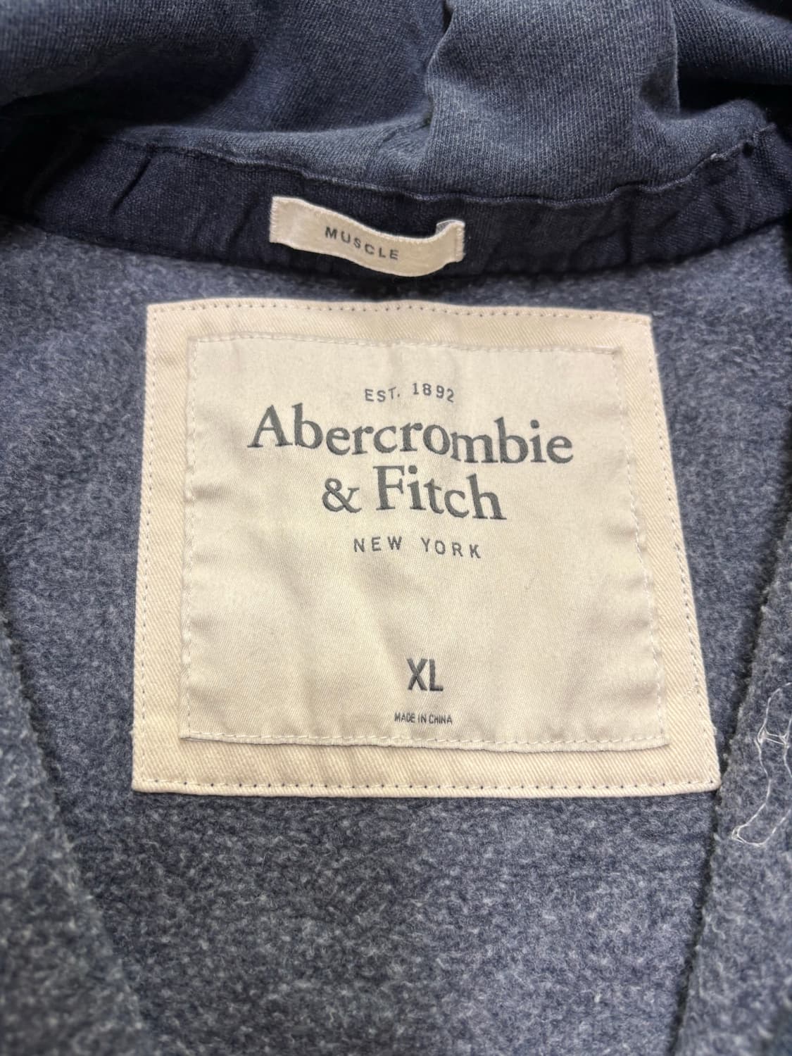 아베크롬비 후드집업 블루 xl 상품이미지2