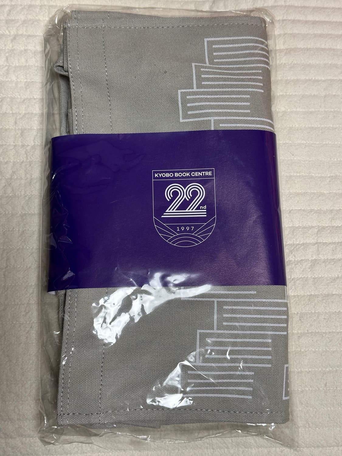 튼튼한 에코백 교보문고 22주년 그레이/회색 상품이미지2