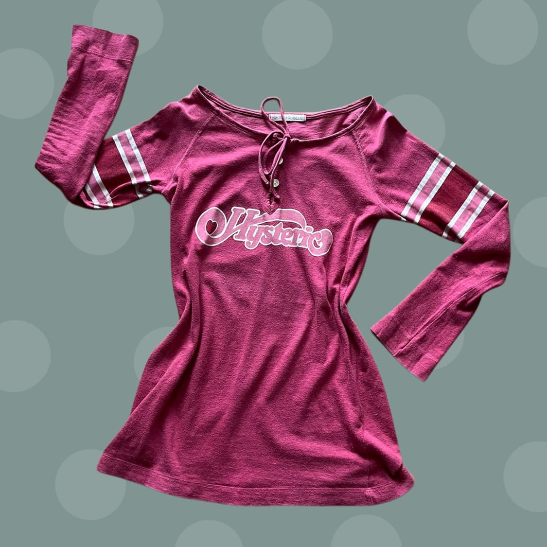 히스테릭 글래머 로고 핑크 롱슬리브 상품이미지5