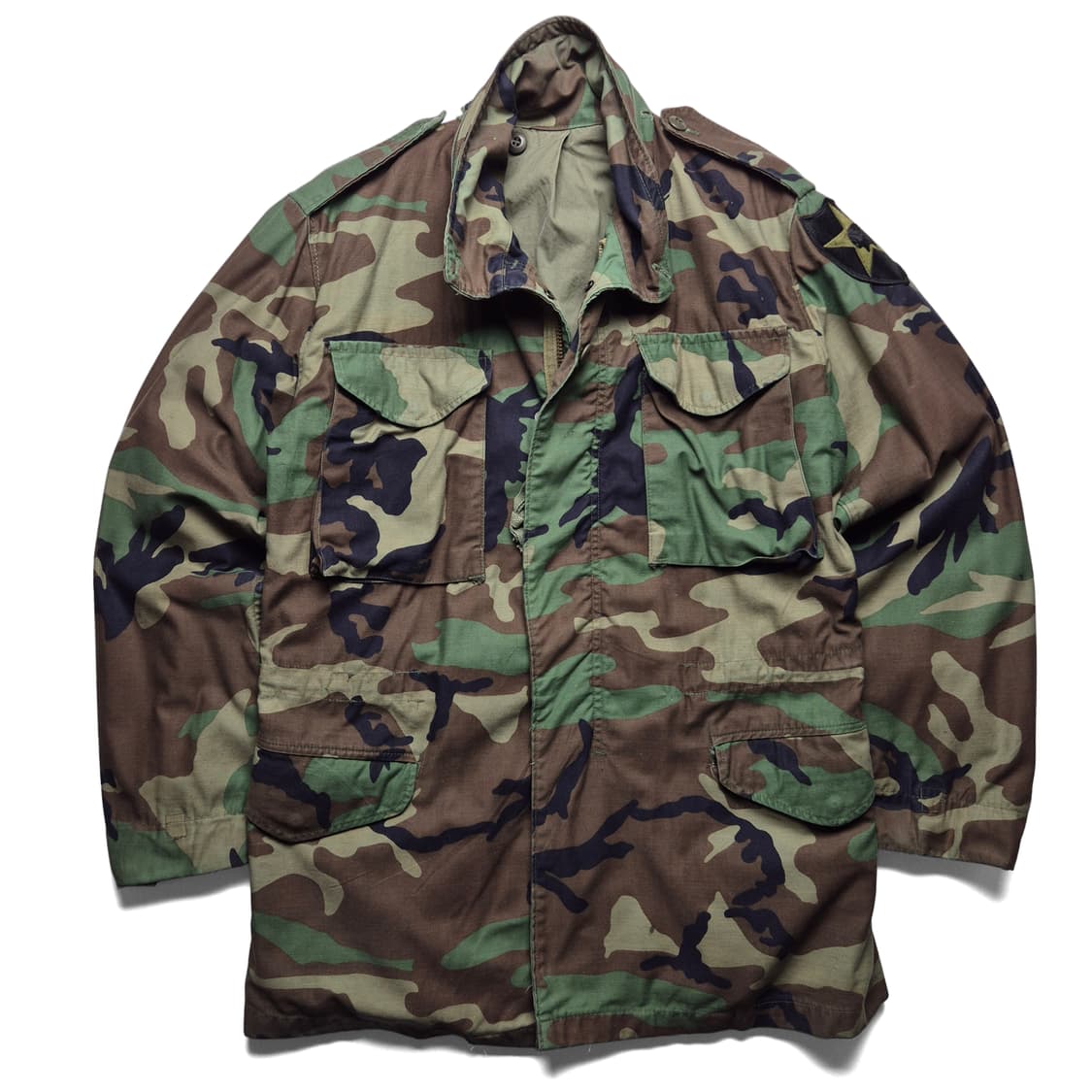 [S] 80s 빈티지 우드랜드 카모 m65 필드자켓 상품이미지2