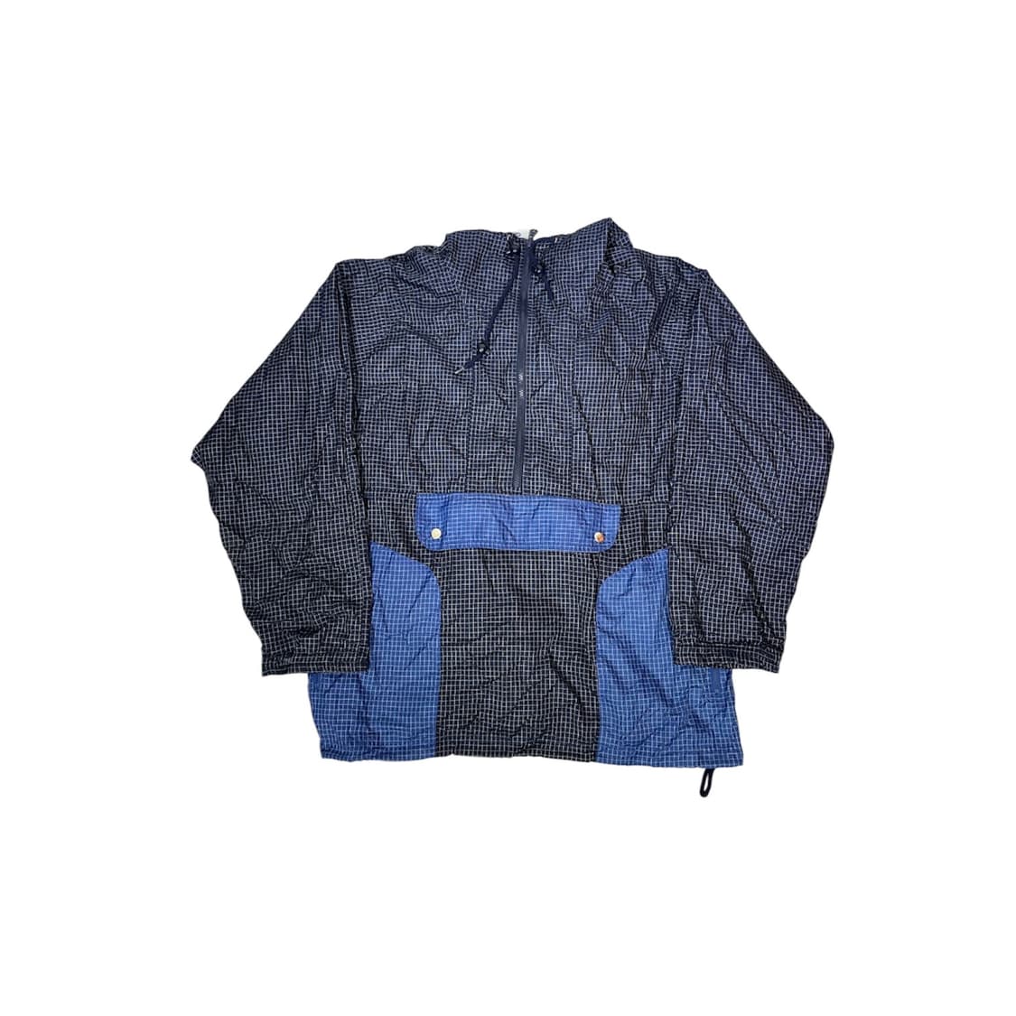 일본 빈티지 rodeo 네이비 아노락 체크 바람막이 올드스쿨 트랙 자켓  상품이미지4