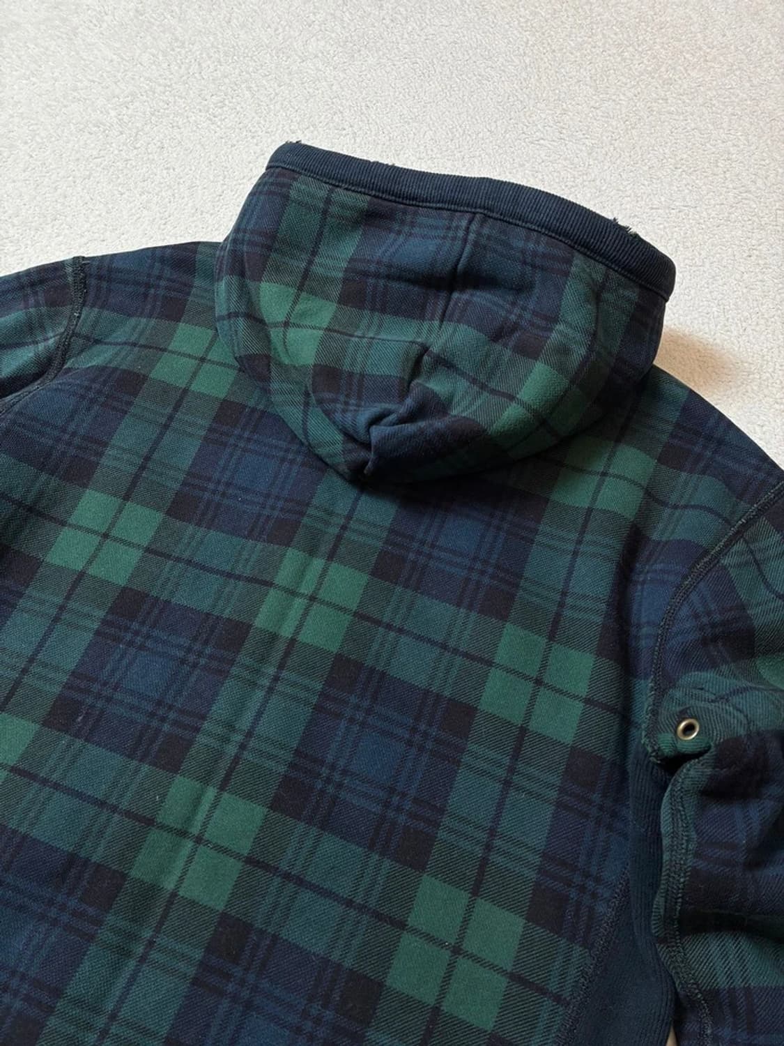 폴로 랄프로렌 00's 빈티지드 체크 후드집업 PN7254 상품이미지4