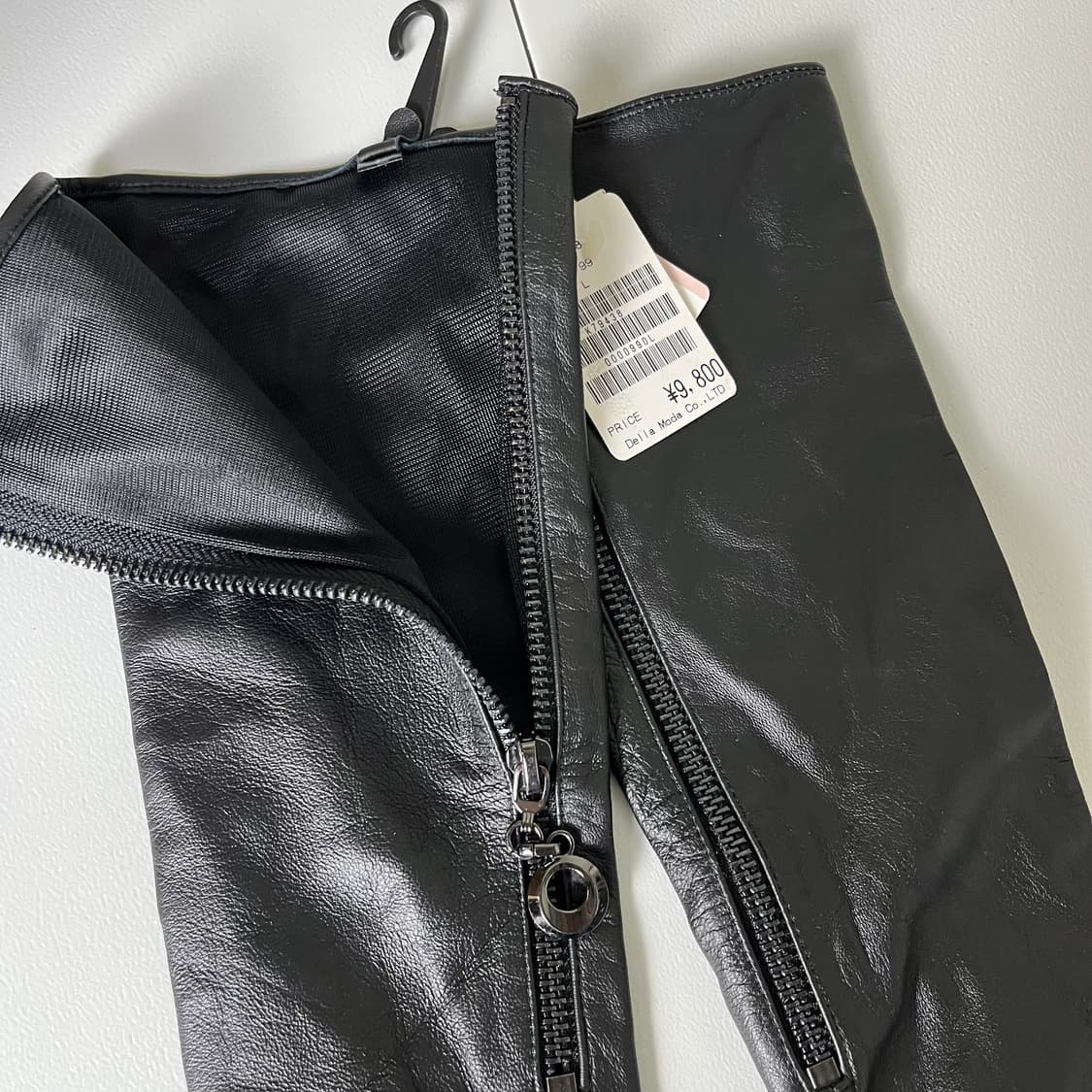 [JPN] 빈티지 레더 롱 장갑 (새상품) 상품이미지4