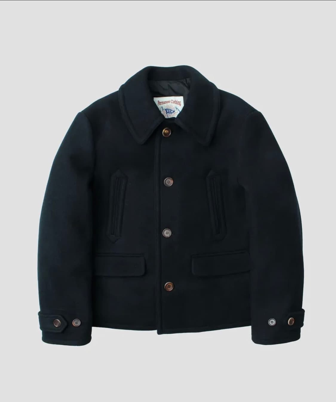 VDR VIRGIN WOOL 숏코트 [Black Night] 새상품 상품이미지1