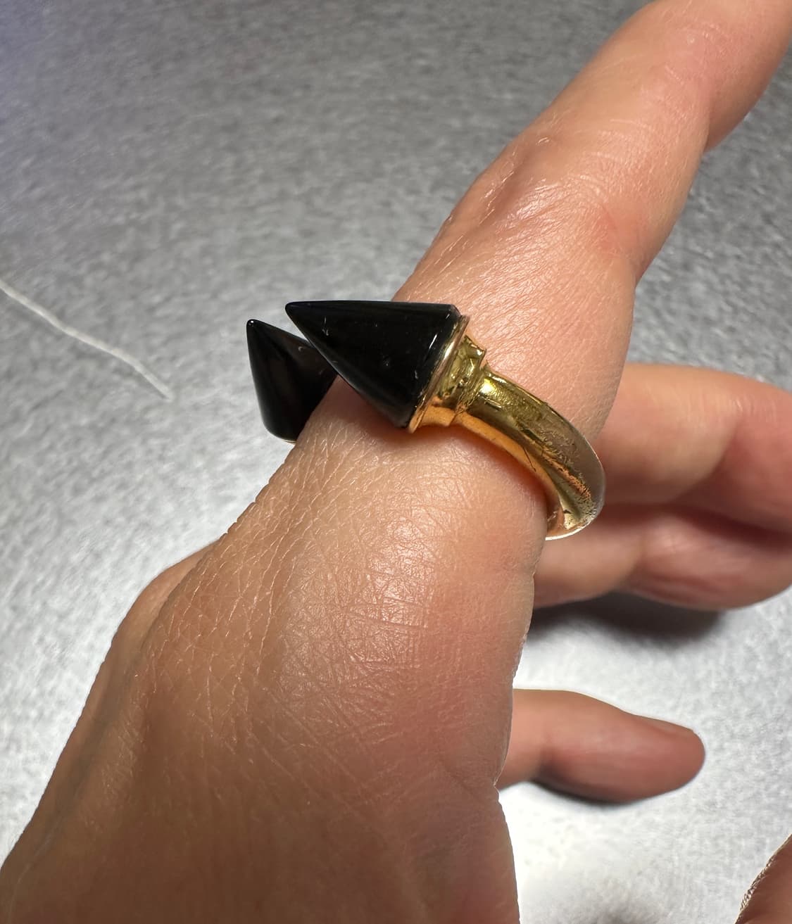 VITA FEDE 비타페데 골드 블랙 스파이크 반지 (13호) 상품이미지2