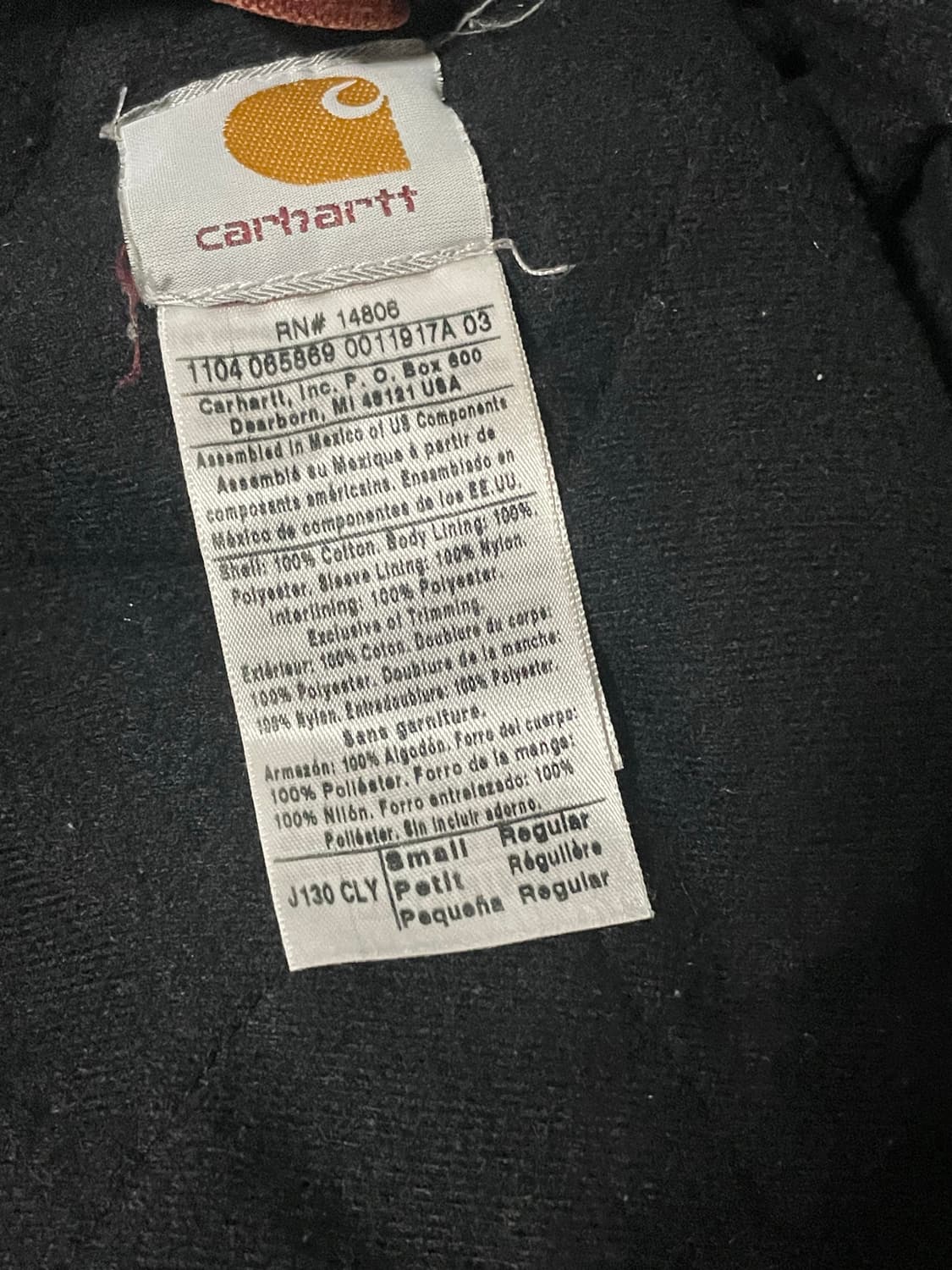 칼하트 j130 cly s 상품이미지5