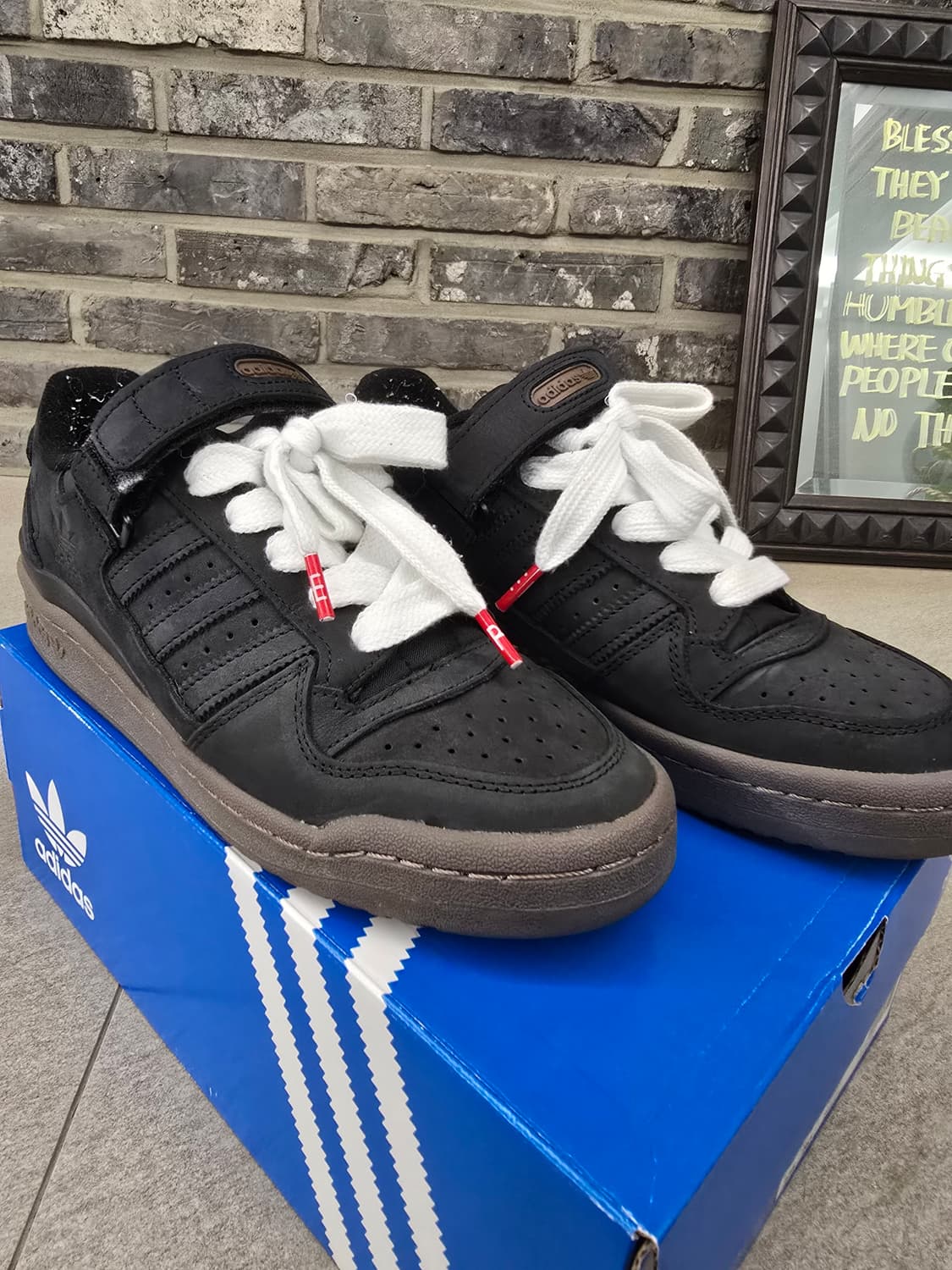 아디다스 포럼로우275 블랙 상품이미지3