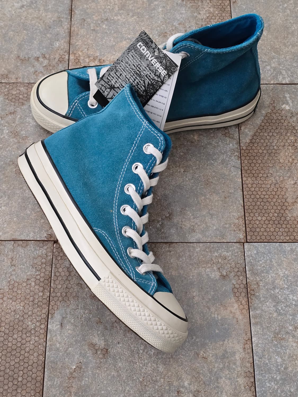 (230)컨버스 척 70 하이 미코노스 블루 상품이미지5