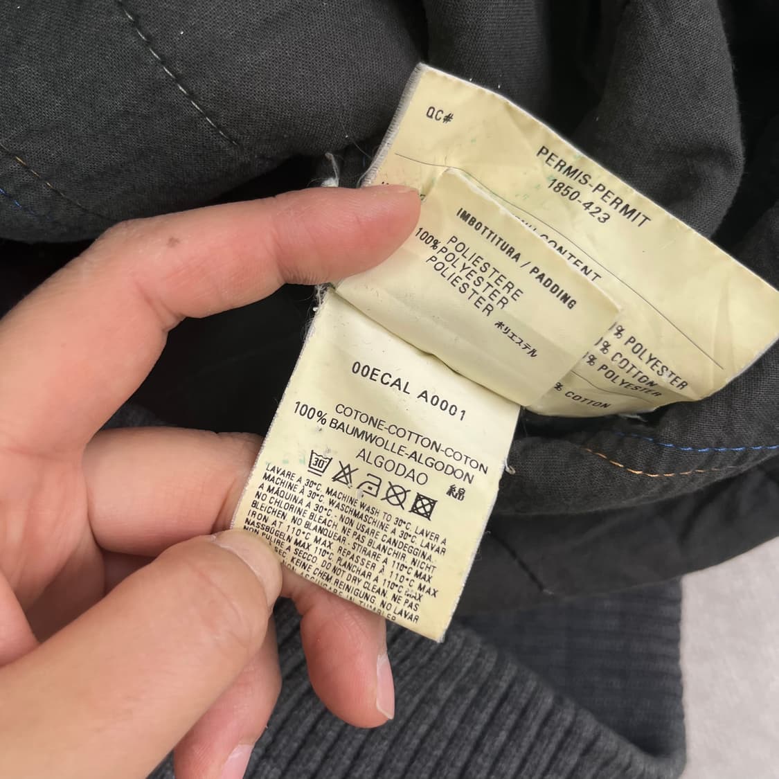 100 디젤 빈티지 누빔 봄버 자켓 상품이미지7