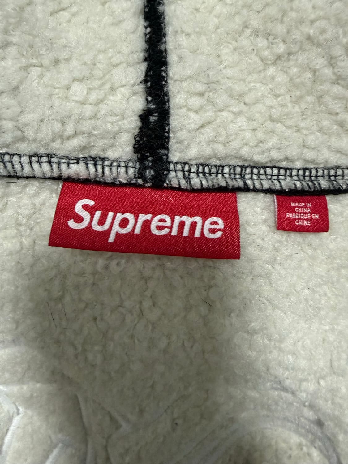 (급처 오늘만 이 가격)슈프림 포우 퍼 후드집업 블랙 상품이미지3