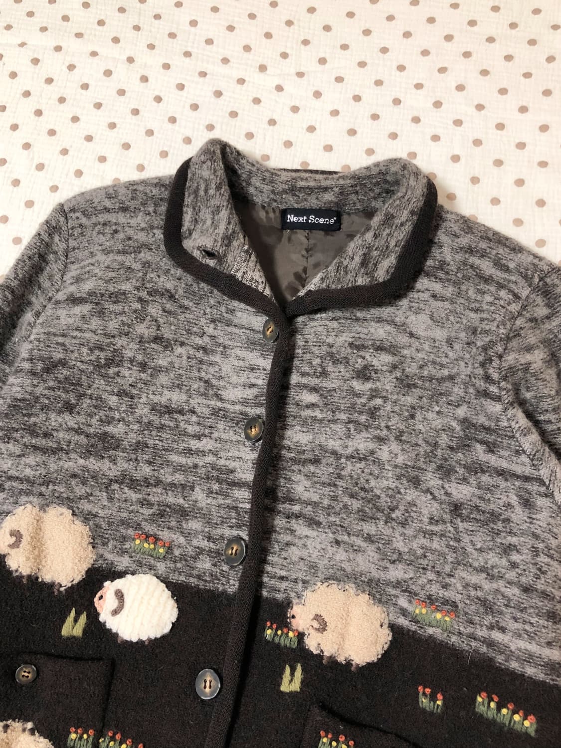 빈티지 모리걸 양떼목장 자켓 상품이미지2