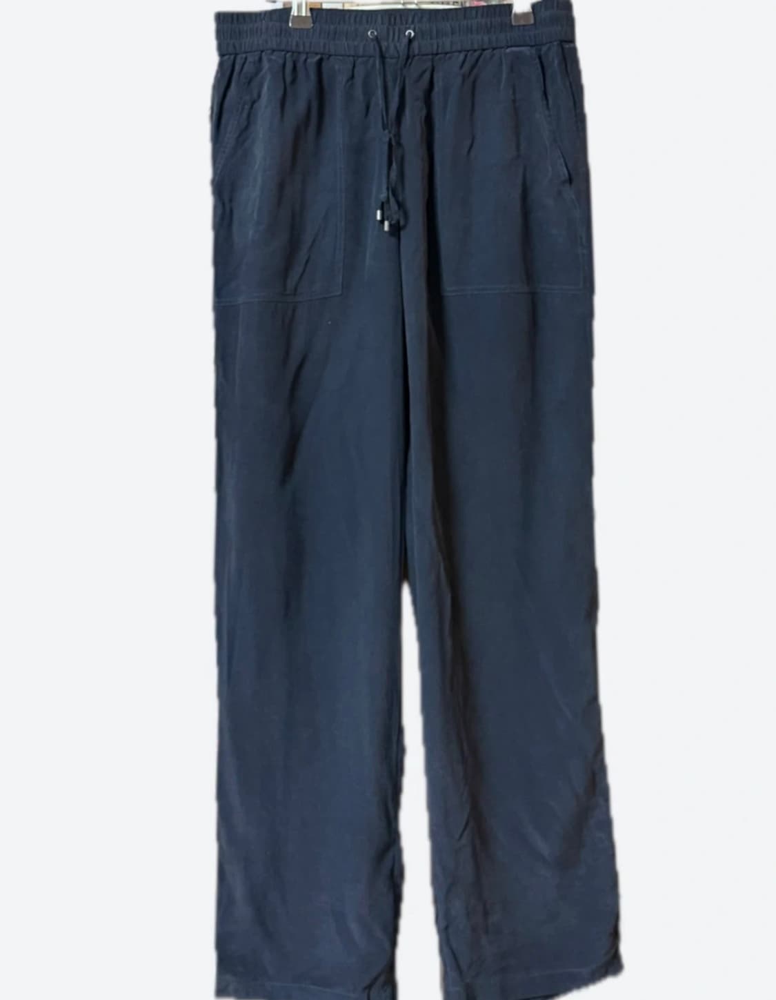 띠어리 실크팬츠 네이비 스몰 상품이미지5