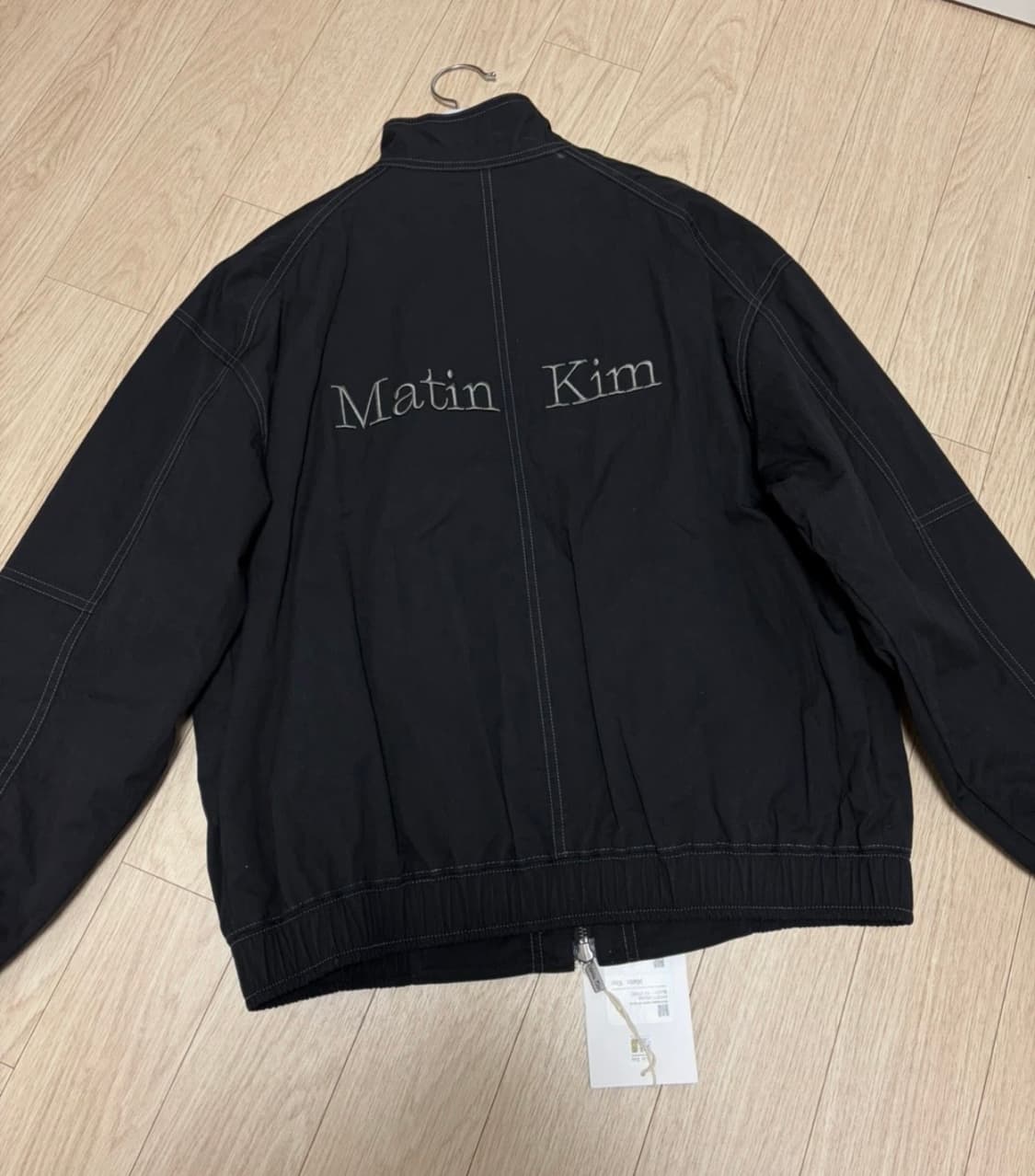 [os] 마뗑킴 여성 봄버 자켓 블랙 새상품 상품이미지1