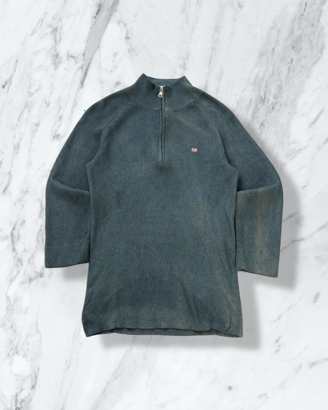 폴로 랄프로렌 진스 성조기 하프집업 니트 상품이미지1