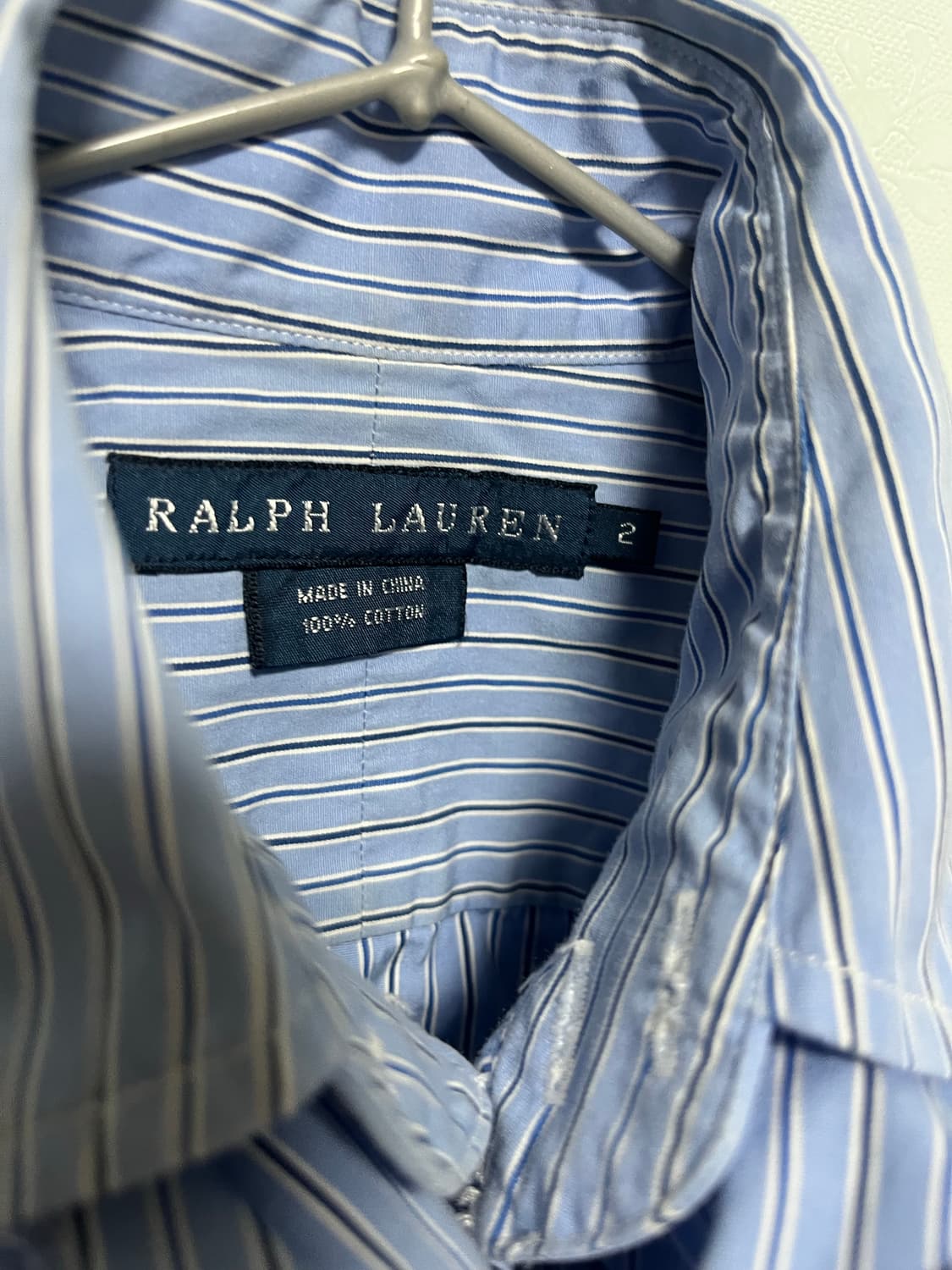 폴로 랄프로렌 여성 스트라이프 러플 셔츠 상품이미지4