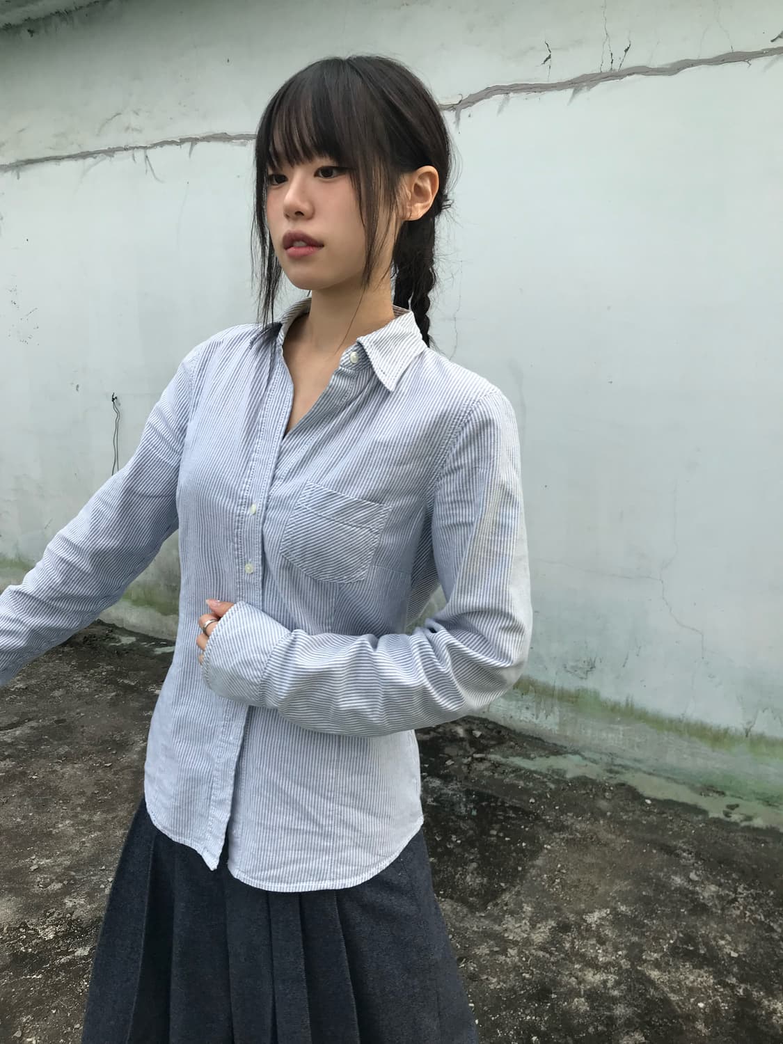 LL Bean 스트라이프 셔츠 상품이미지5