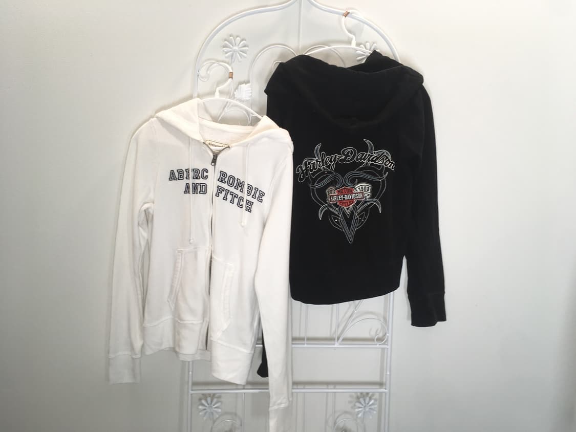abercrombie&fitch white hood zipup 상품이미지6