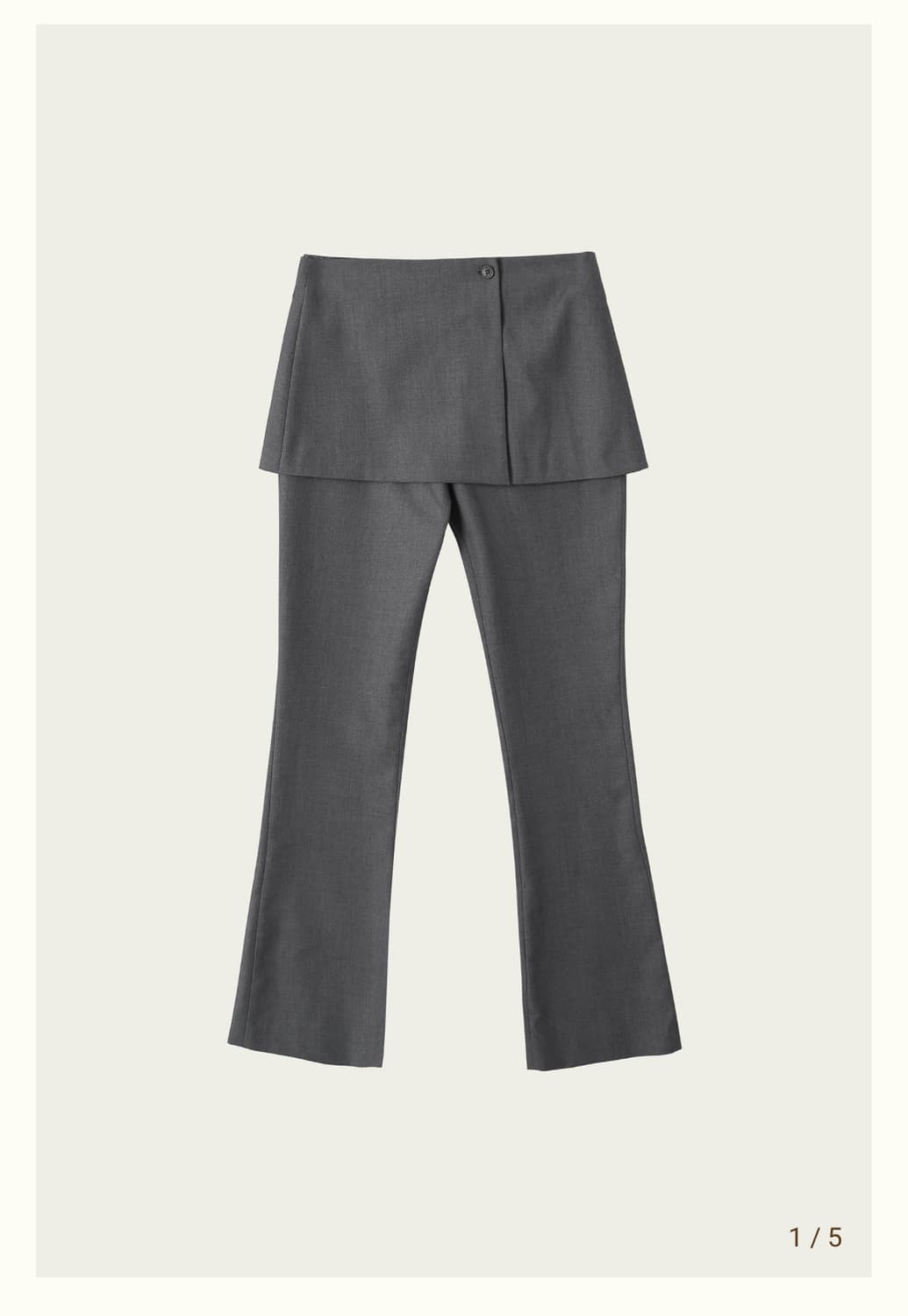 리본빛 ribbonbit 레이어드 팬츠 mila layered pants 상품이미지1