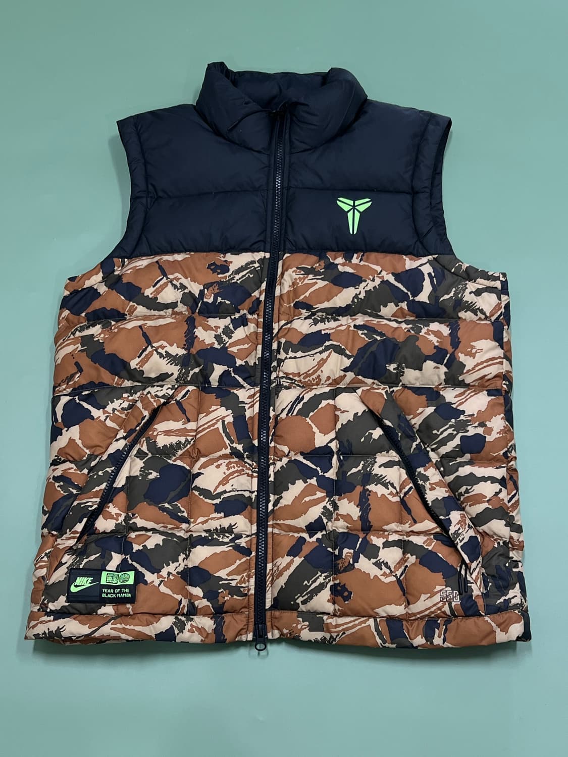 (M) 나이키 코비브라이언트 카모패턴 조끼패딩 상품이미지2