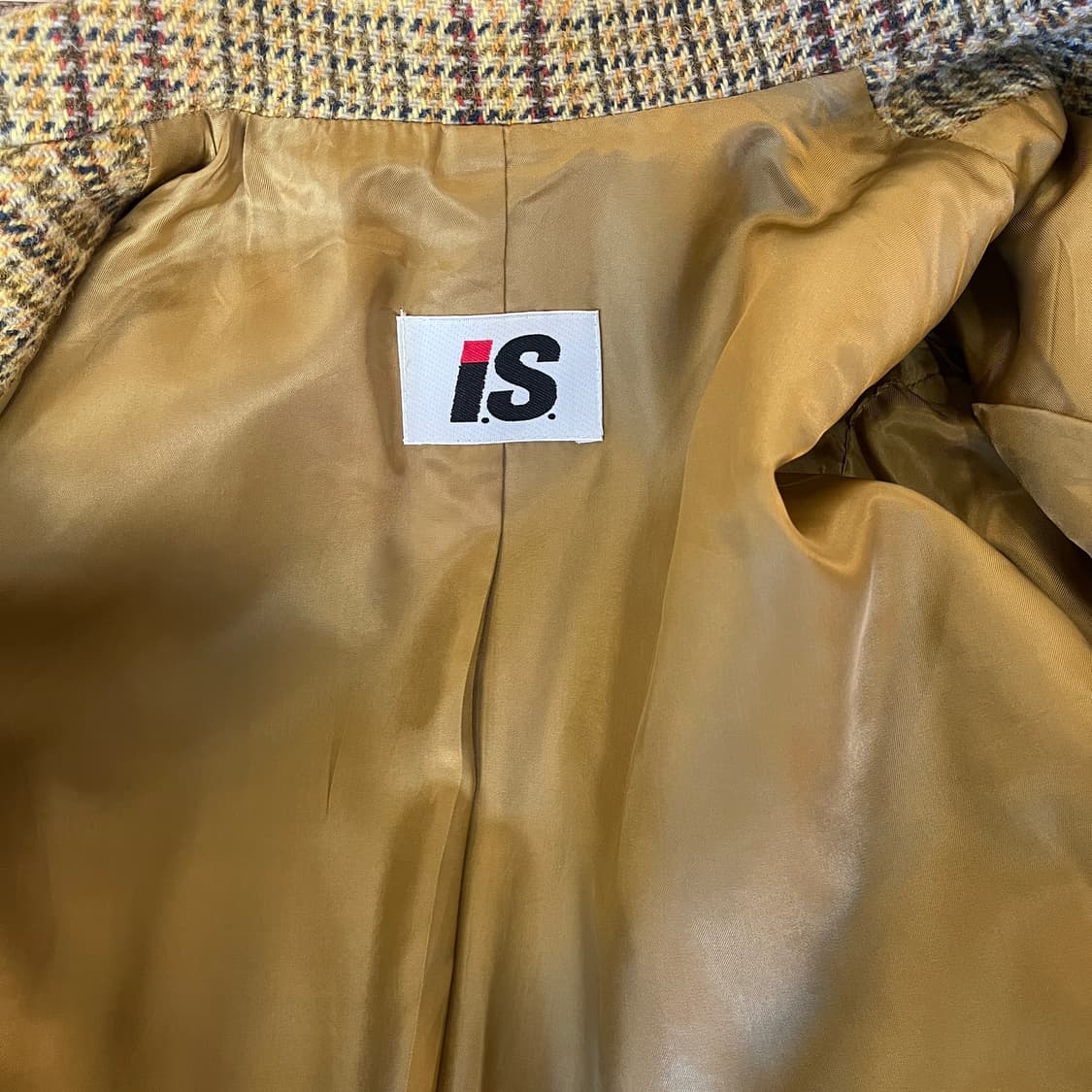 80’s Issey Miyake wool check jacket  상품이미지5