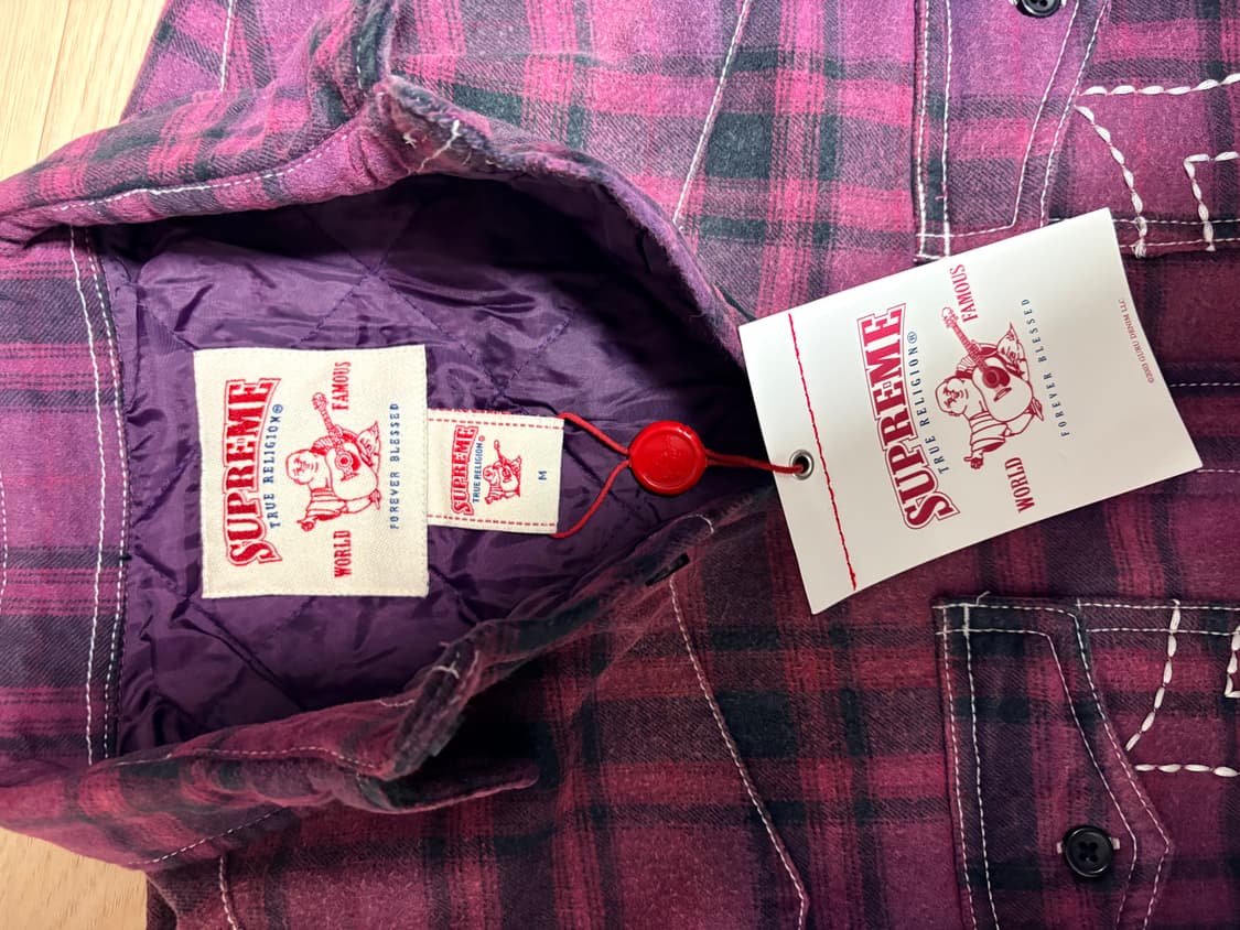 Supreme x True Religion Flannel Jacket 상품이미지3