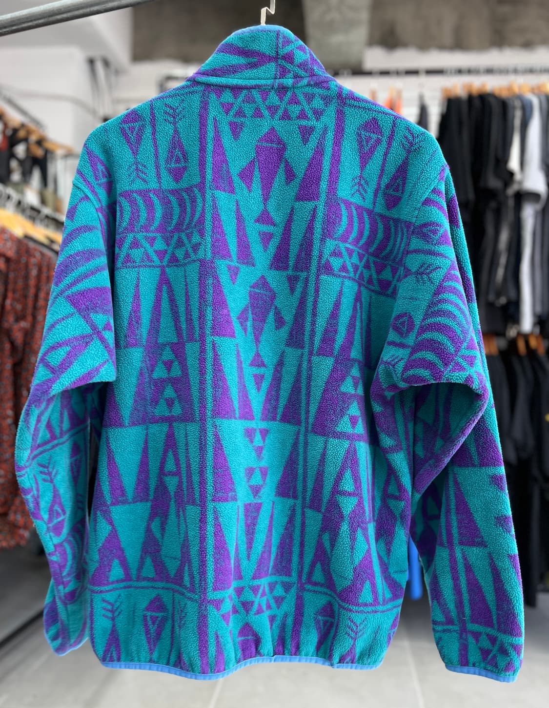 Aztec Tribal Geo Synchilla Fleece Snap  상품이미지2