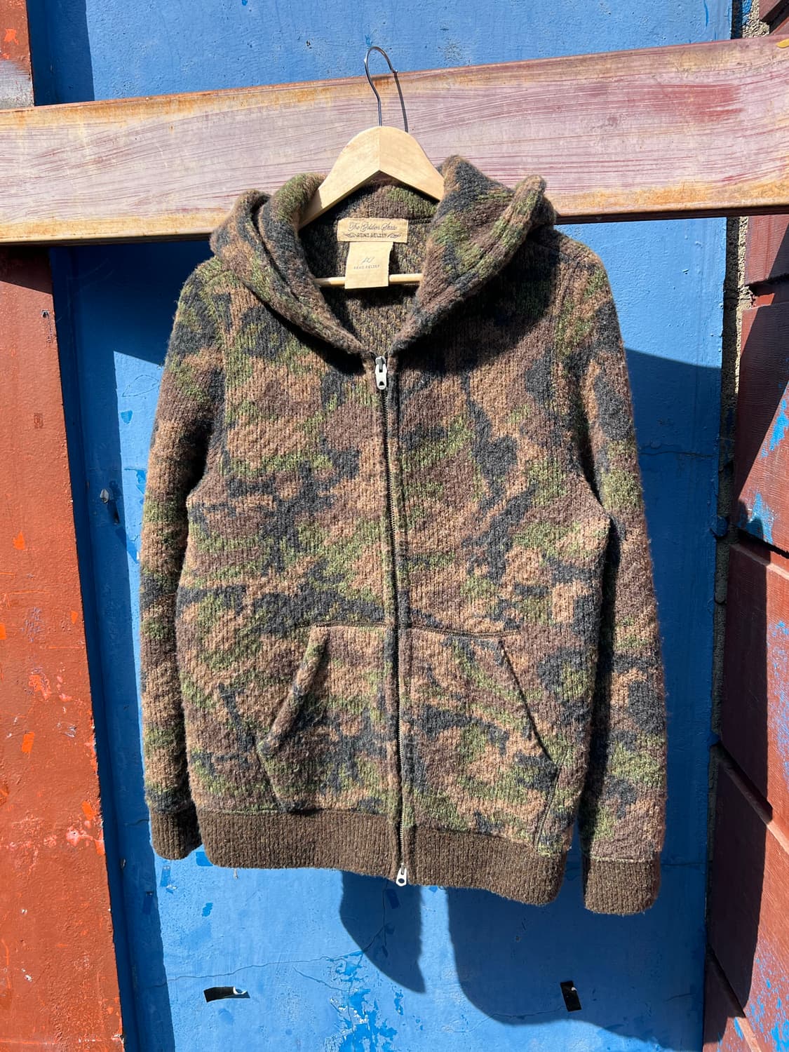 Remi Relief Camo Knit Zip Up Hoodie 상품이미지1