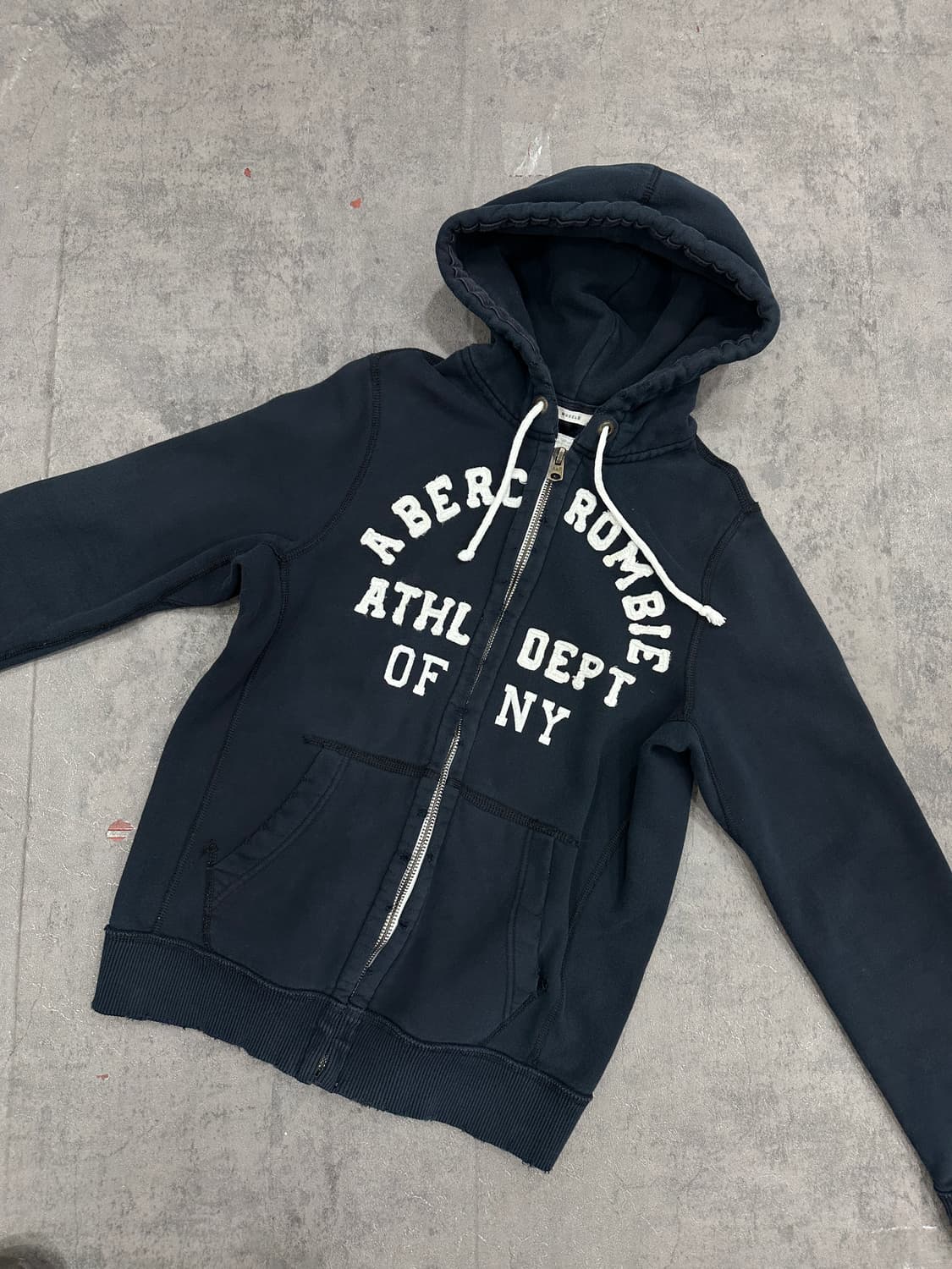 아베크롬비 후드집업 네이비L 상품이미지2