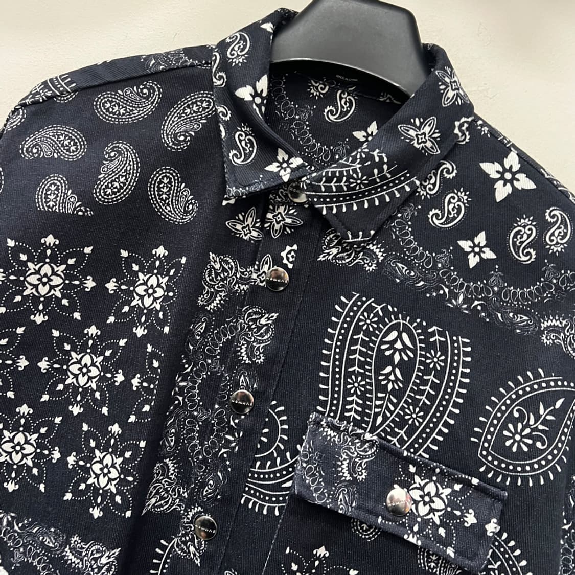 VTG 오버핏 반다나 셔츠 자켓 M 상품이미지3