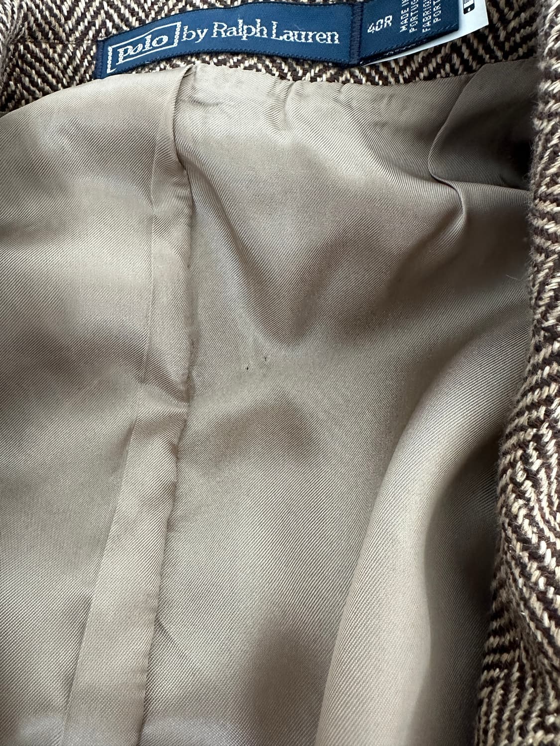 rl67 헤링본 자켓 40r 상품이미지7