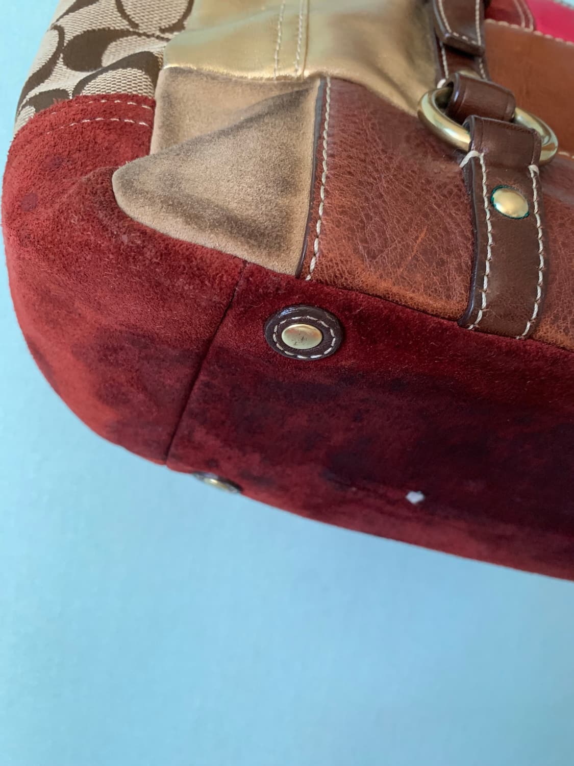 코치 패치워크 토트숄더백 상품이미지7