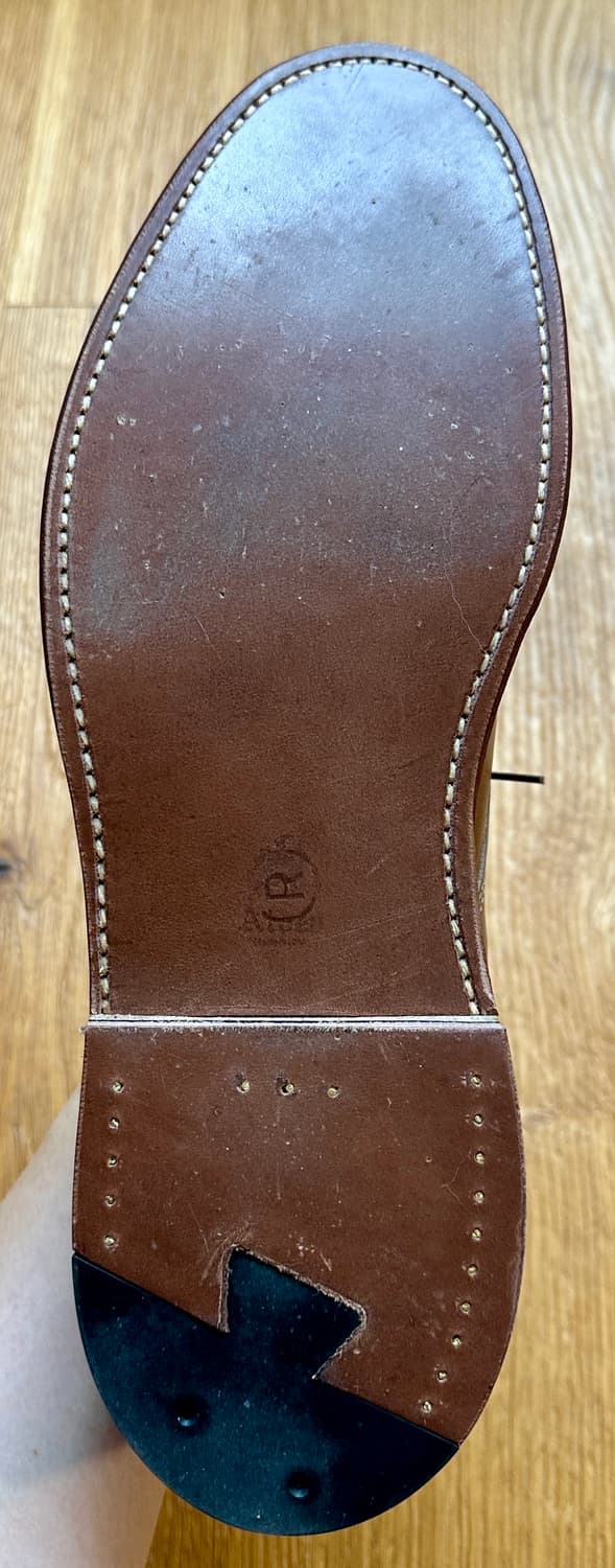 알든 29366 언라인드 플레인 토 더비 내추럴 크롬악셀 10.5D 신품 상품이미지5