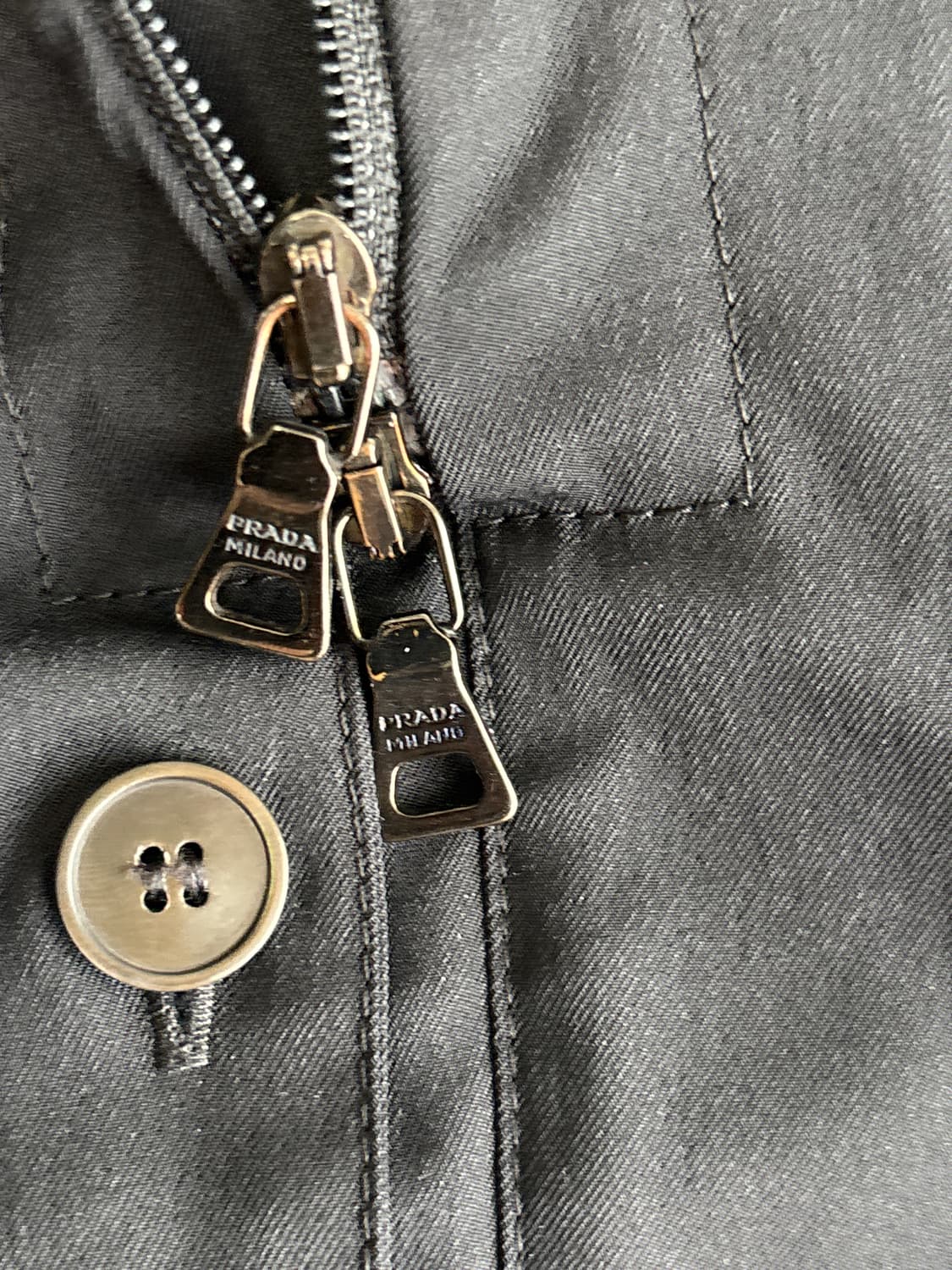 프라다 블랙 나일론 자켓 셔츠 상품이미지3