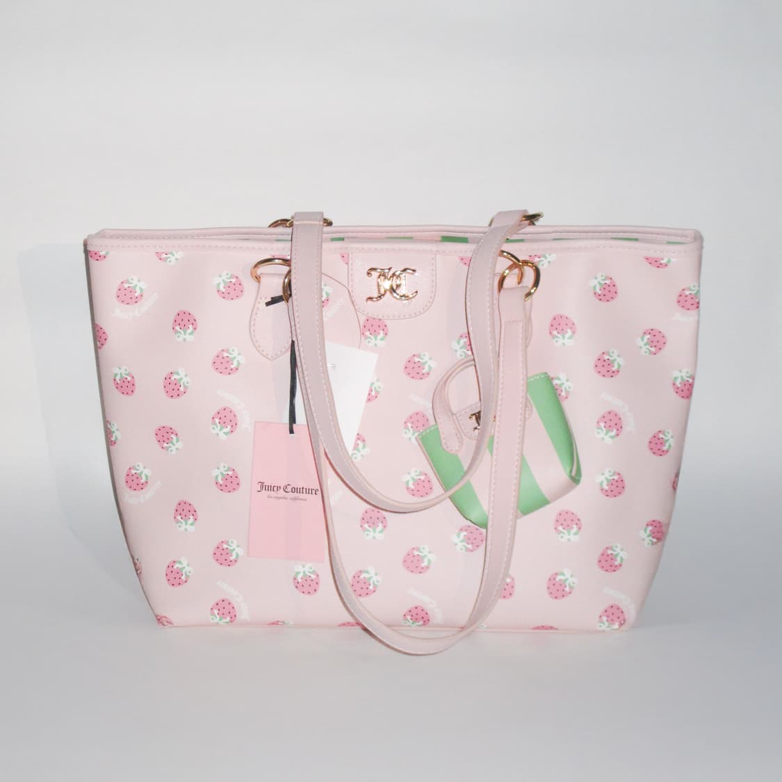 쥬시 꾸뛰르 핑크 스트로베리 숄더백 + 코인 월렛 상품이미지1