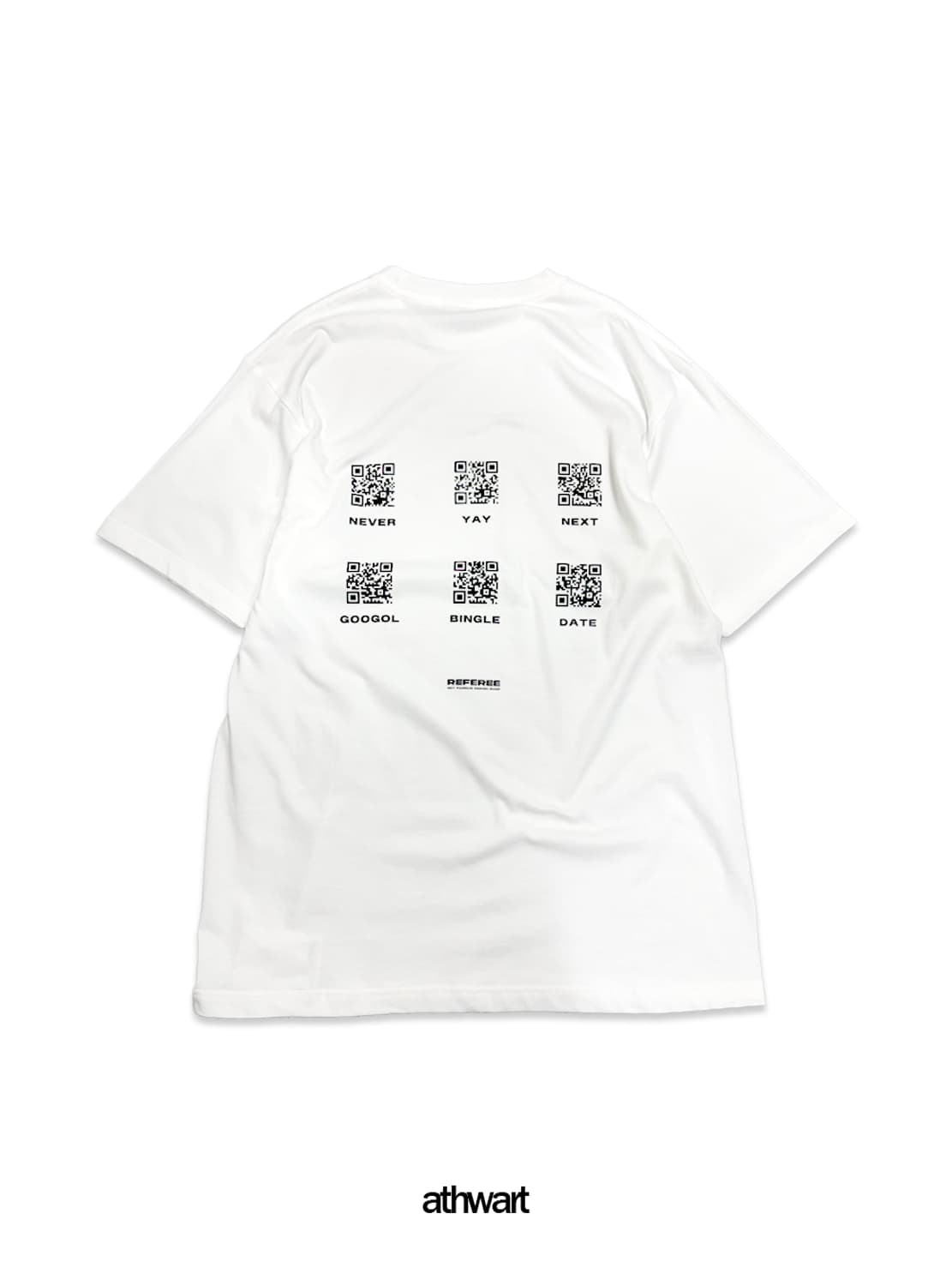 REFEREE SIX QR CORD CREW NECK TEE 상품이미지1