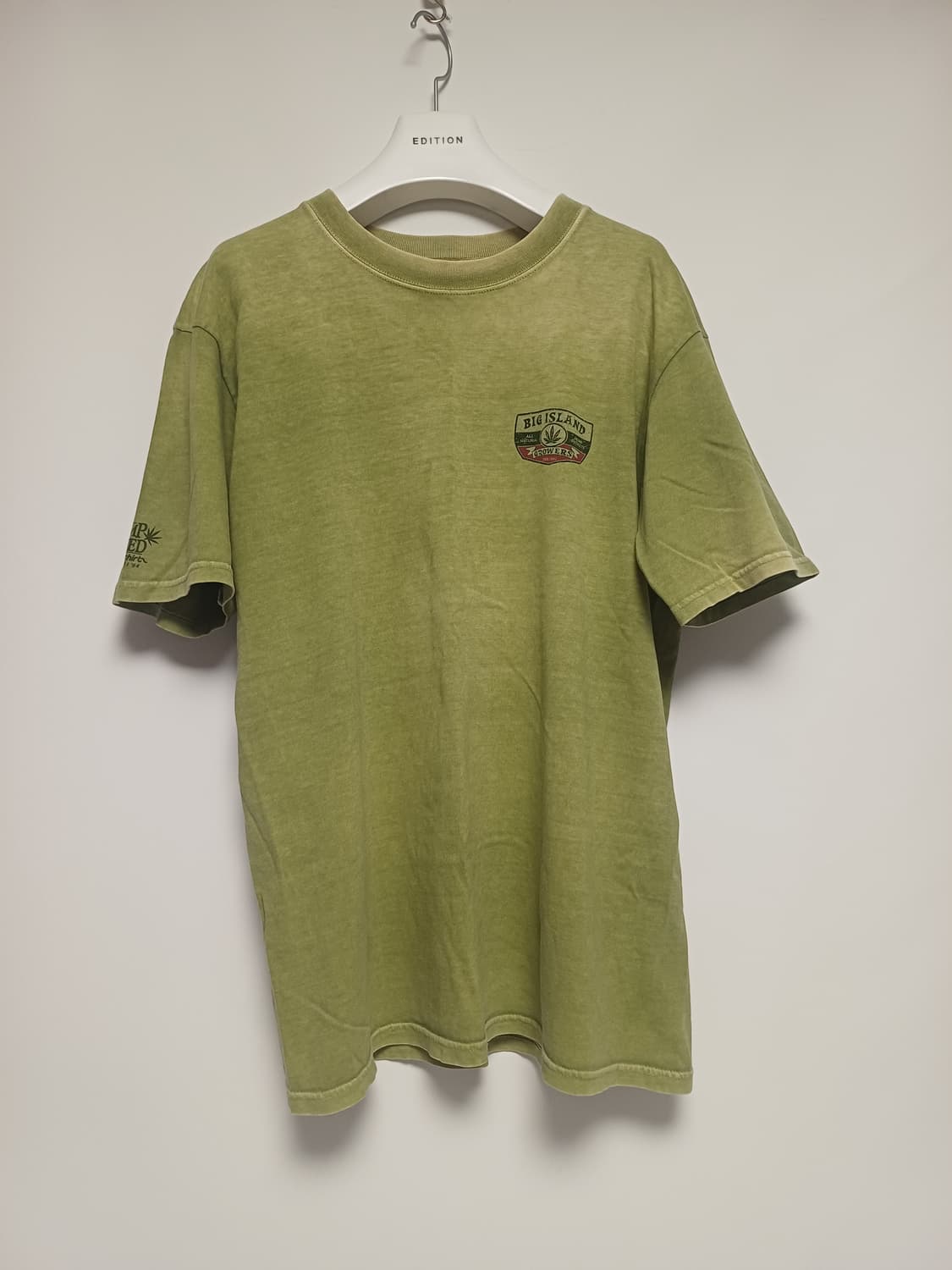 [M] 00's 크레이지셔츠 하와이 ‘Hemp Dyed’ 아카이브 티셔츠 상품이미지1