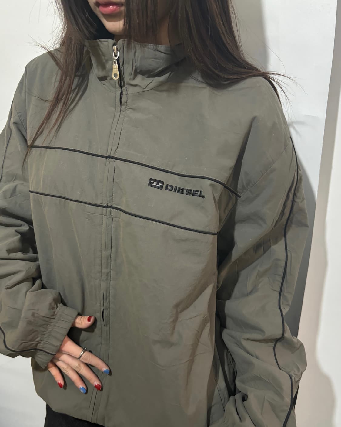 90s DIESEL 양면 라이트 윈드 점퍼 상품이미지2