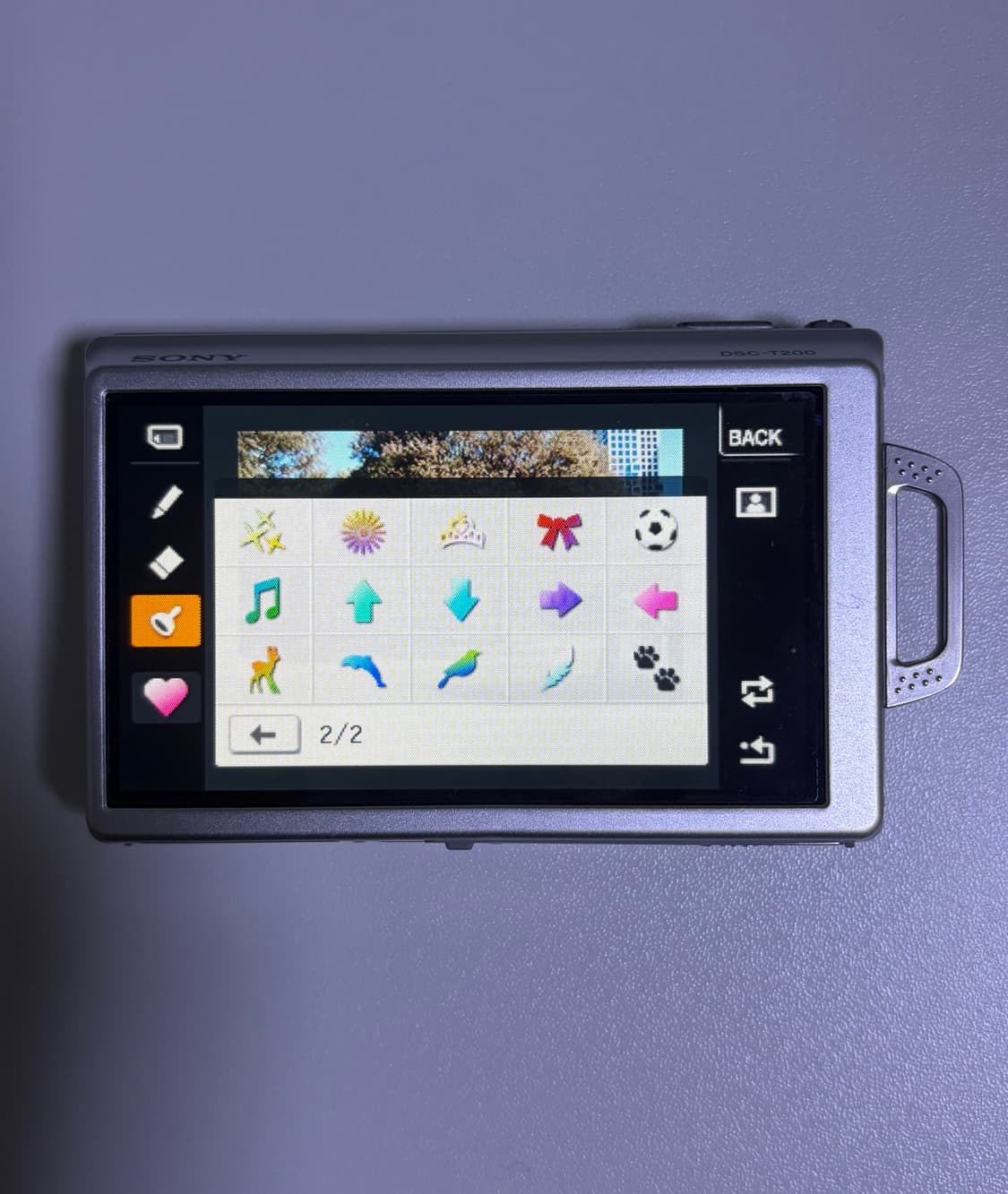 소니 sony 사이버샷dsc-t200 빈티지디카 디지털카메라(꾸미기기능o 상품이미지10