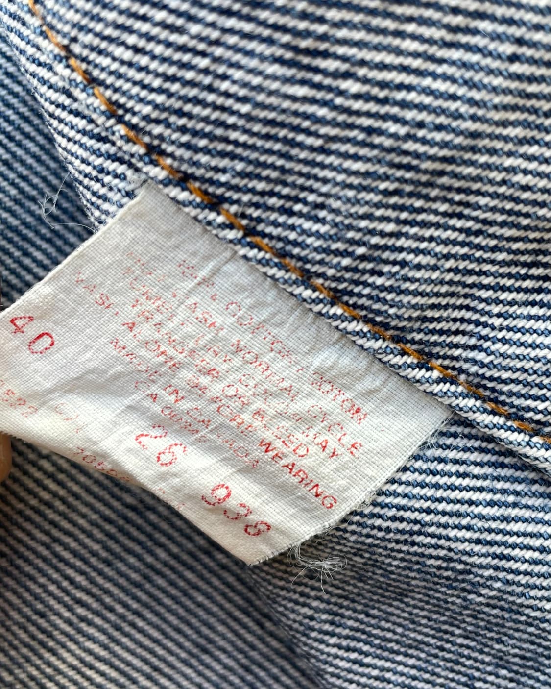 80s Levi’s 3rd Trucker (70506) 리바이스 트러커 상품이미지10