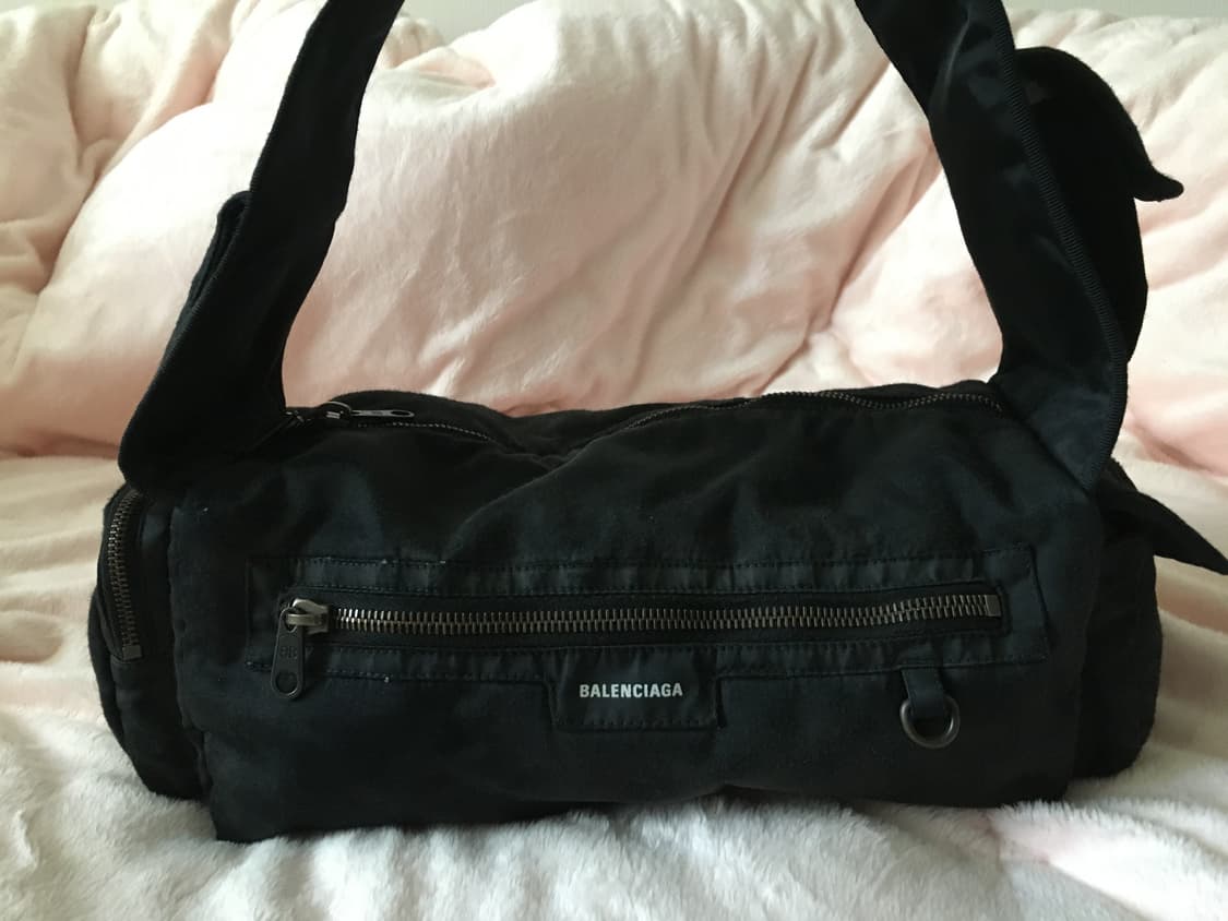 발렌시아가 슈퍼비지 스몰 블랙 토트백 상품이미지4