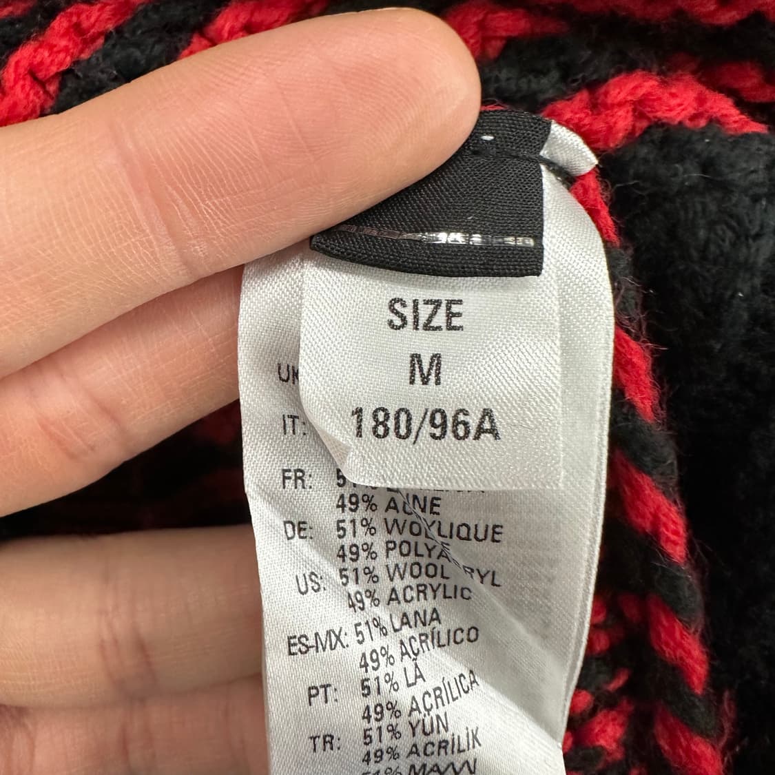 95 디젤 K-BALLIS 남자 크루넥 울 니트 상품이미지5