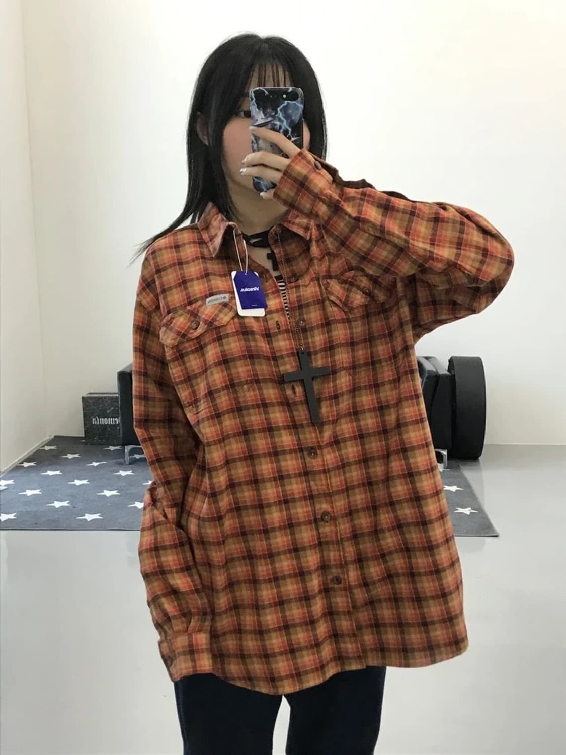  콜럼비아 체크셔츠 상품이미지3