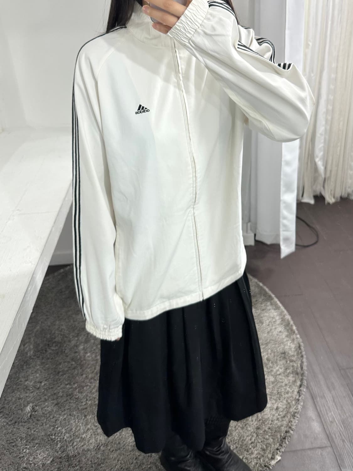 adidas white line zipup 상품이미지4