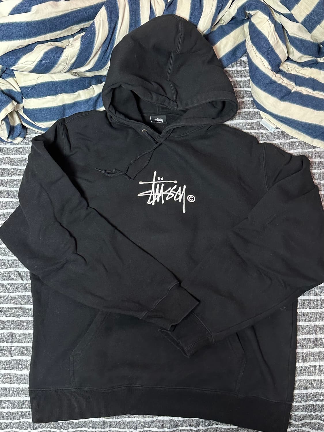 스투시 아플리케 후드티 xl 상품이미지2