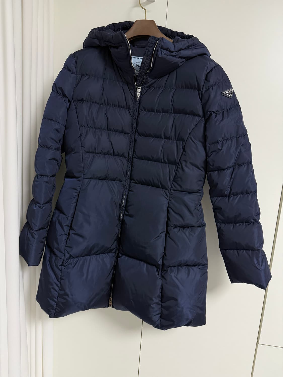 프라다 나일론 여성 롱패딩 상품이미지1