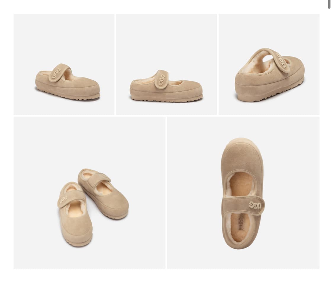 UGG 드림메리노 메리제인 슈즈 샌드 EU37 (235) 새상품 상품이미지1